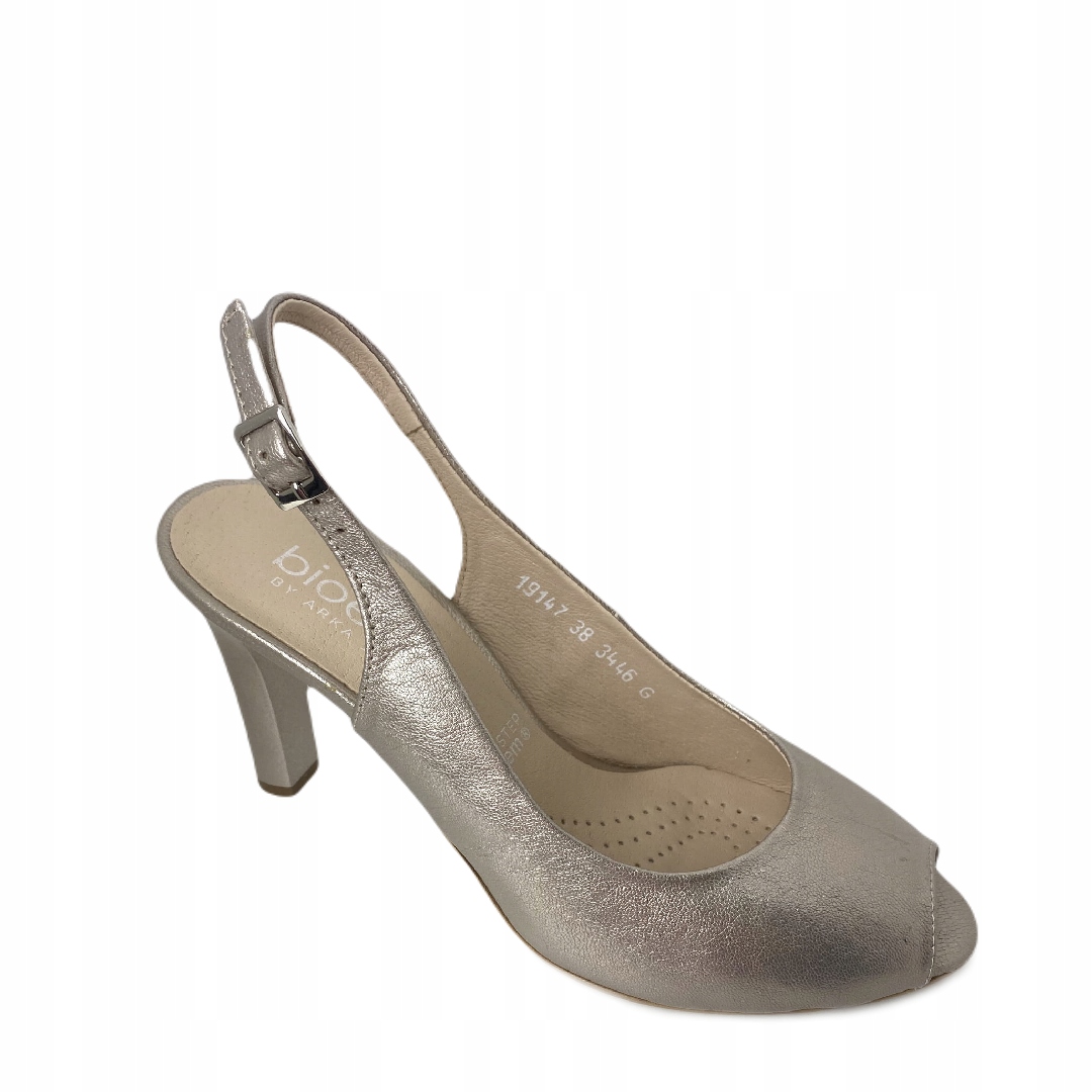 Dámské sandály Arka kožené 3446/2244 Zlaté 37, Zlaté