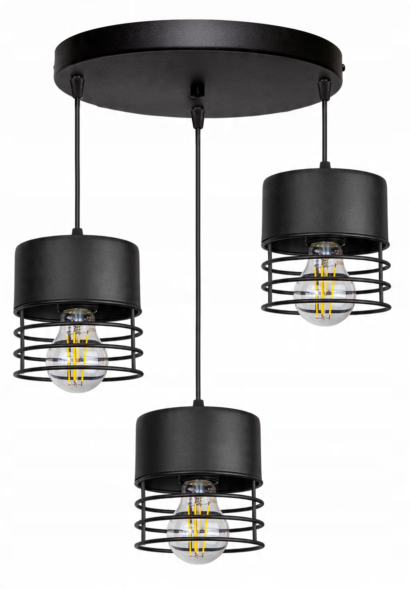 

Lampa Sufitowa Plafon Żyrandol Loft Edison Led