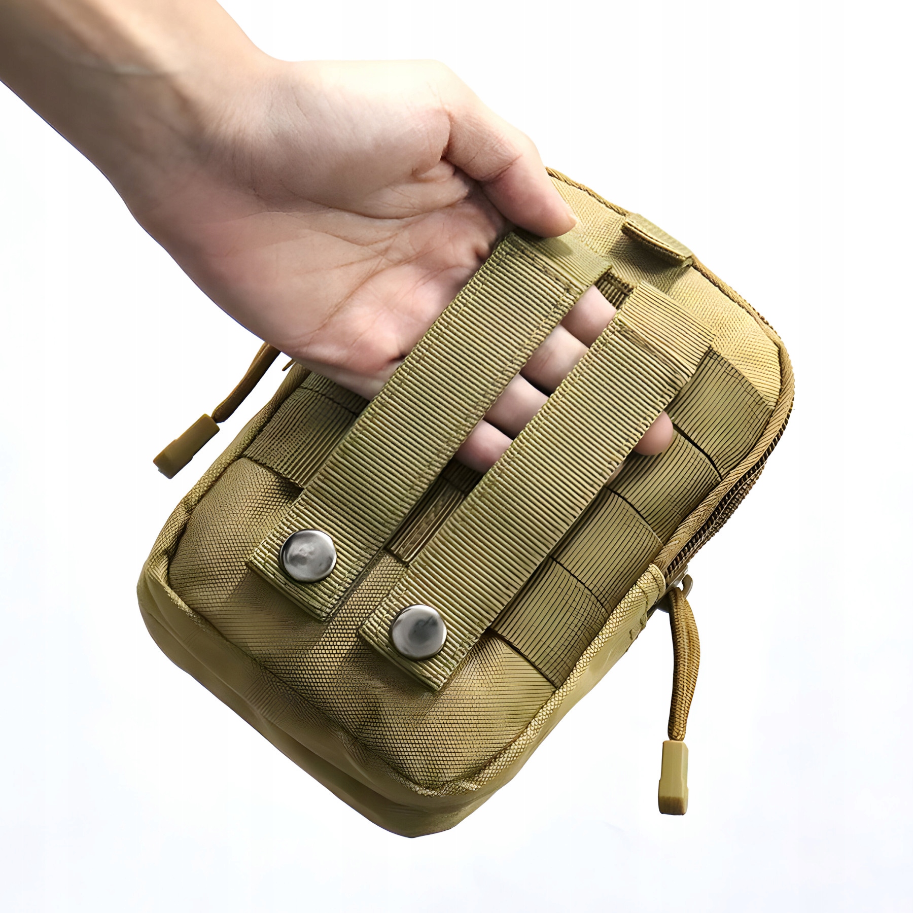 SASZETKA NERKA TAKTYCZNA WOJSKOWA TORBA KIESZEŃ DO PASKA NA PAS MĘSKA MOLLE Kolor zielony