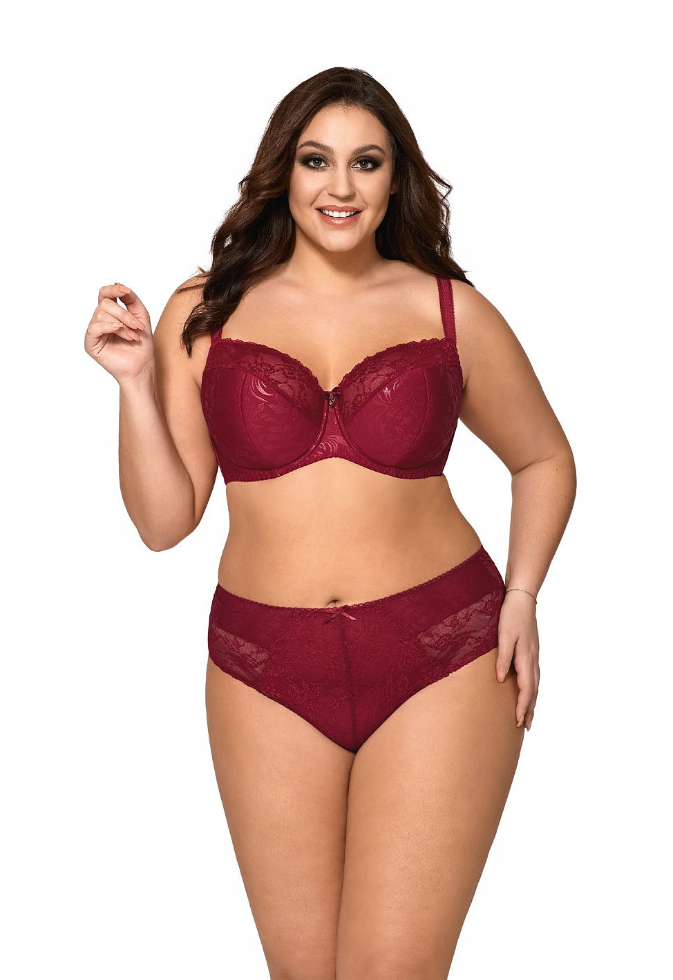 

Figi Ava 1899 S-3XL wine/odc.czerwonego XL