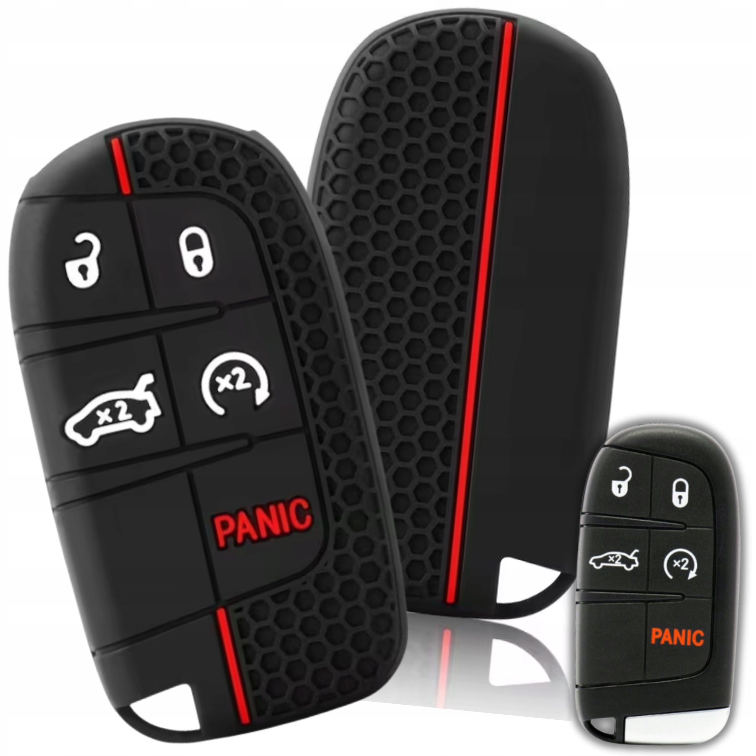 Silikonowe Ochronne Etui Na Kluczyk Jeep Dodge Chrysler Charger Cherokee