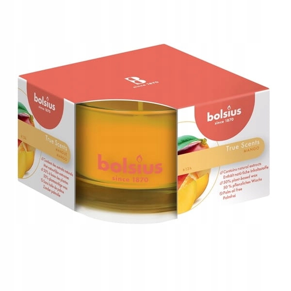 

Bolsius True Scents Świeca zapachowa w szkle Mango