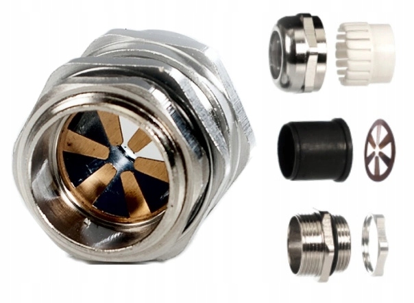 

Dławik Metalowy Ekranowany Dławica MMG-32 IP68
