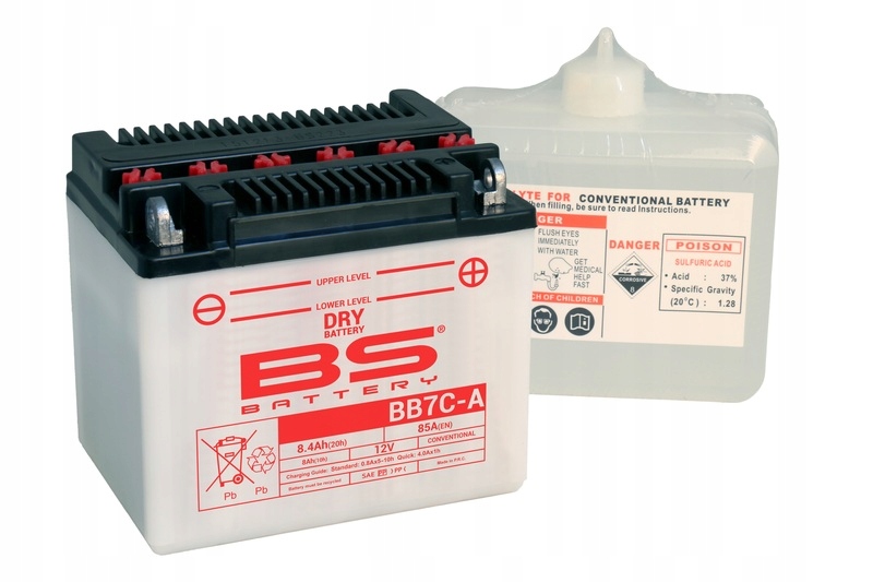 Bs Battery Vysoko výkonná batéria s kyselinou BB7C-A 310593