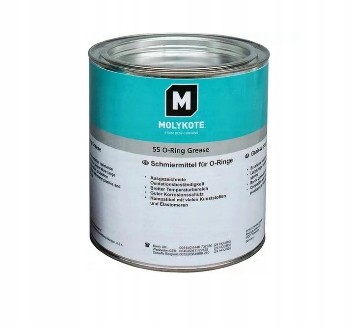 Molykote 55 O-ring silikónové mazivo na oringy 1 kg biele