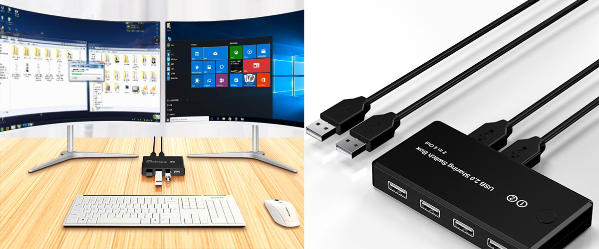 Switch drukarek KVM Printer USB 2/4 SPU-KVM02 Kod producenta SPU-KVM02