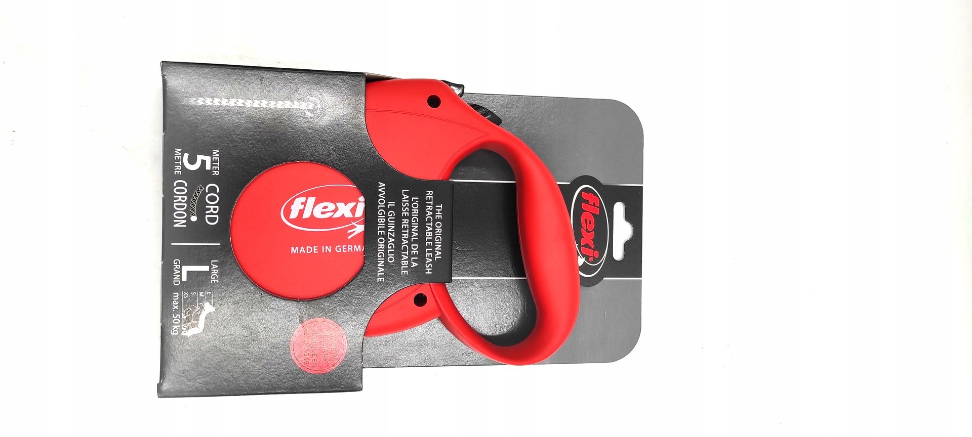 

Smycz Flexi Stand. L linka 5m/50kg-niebieska 428.3