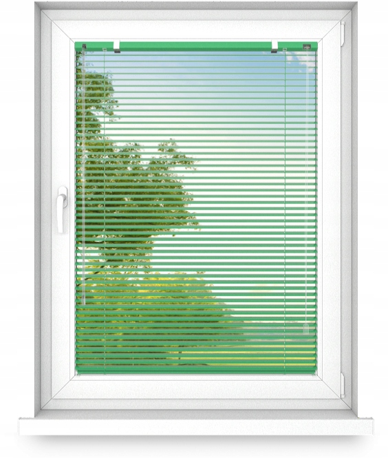 Hliníkové žaluzie 25 mm 90 x 210 cm k nasazení