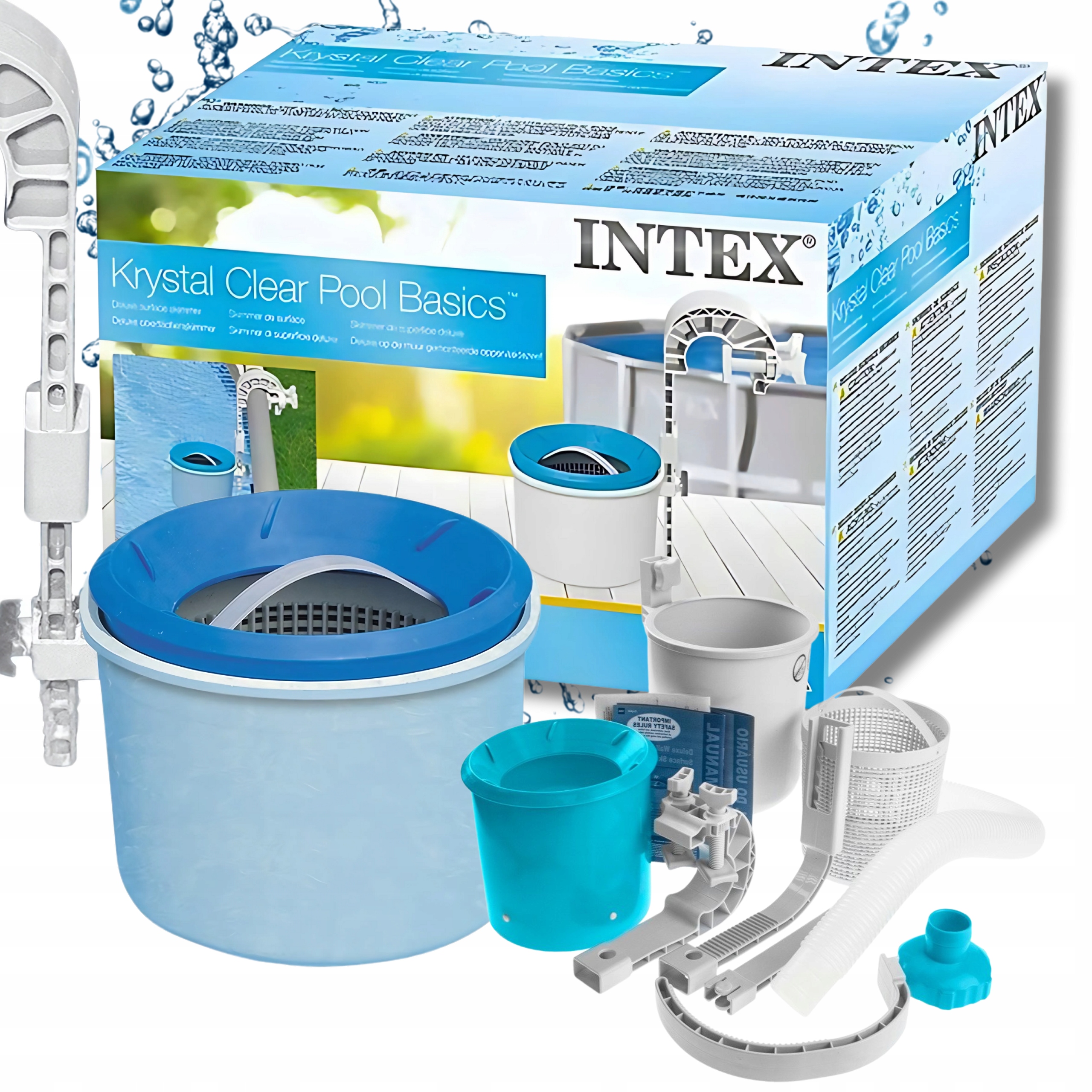 Skimmer Oczyszczacz Powierzchniowy Do Wody Basenu Intex 28000