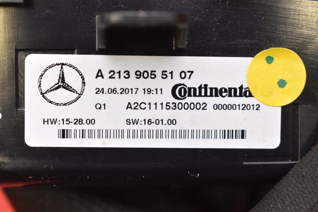 control panel air conditioning devices KLIMY A2139055107 MERCEDES E-KLASA W213 16-21