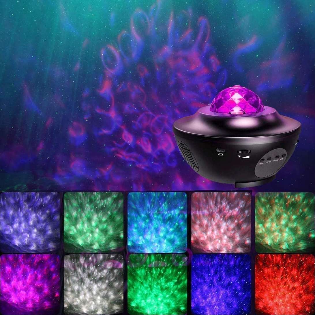 Projektor Rzutnik Gwiazd Nieba Lampka Nocna LED Głośnik Bluetoth Dla Dzieci Marka Ikonka