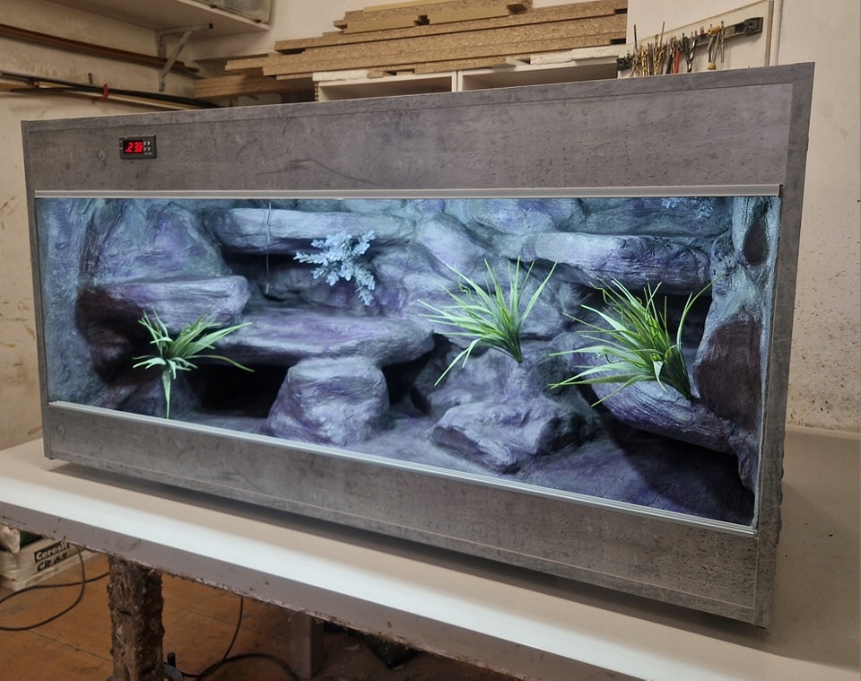 Pouštní Terárium Pro Agamu 180X60X60 Na Objednávku Agama Vousatá Pogona