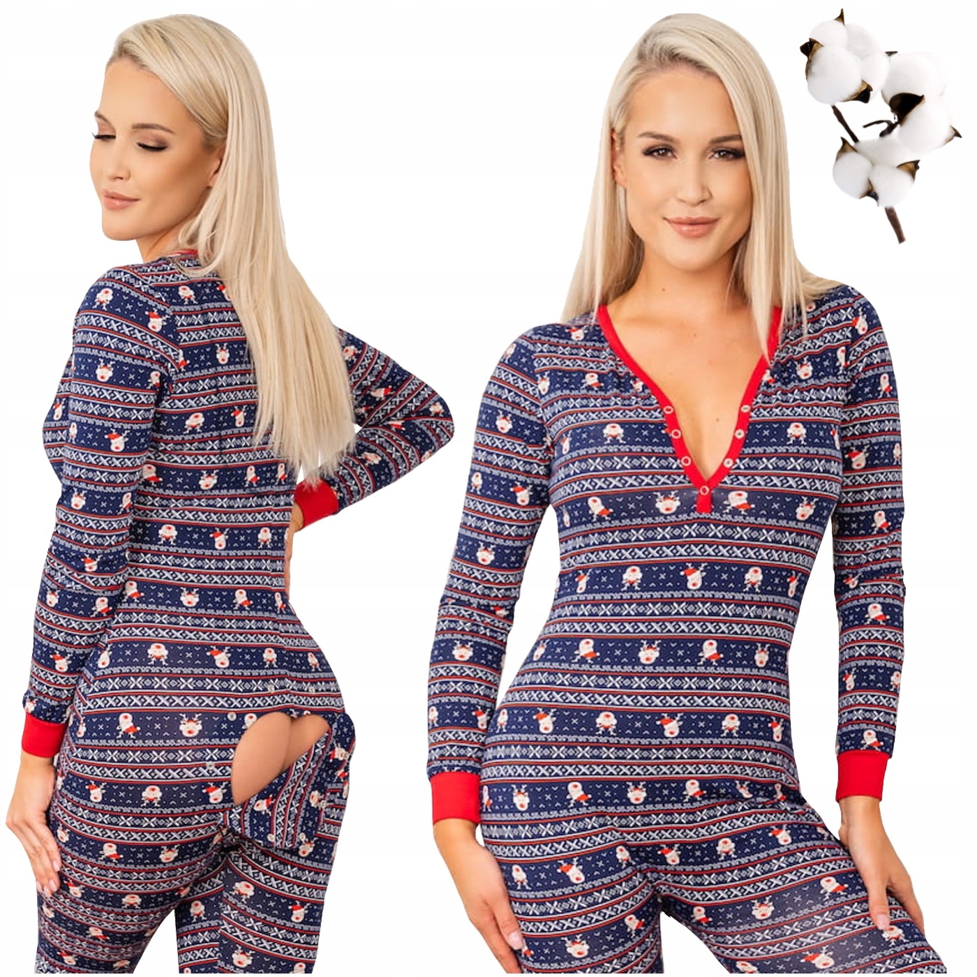 Pyžamo Kombineza Overal Na Spaní S Otvíracím Sedem Sleepdo Snowy vel. Xs