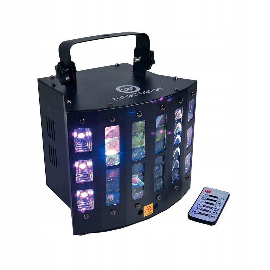 LIGHT4ME TURBO DERBY efekt dyskotekowy LED + pilot