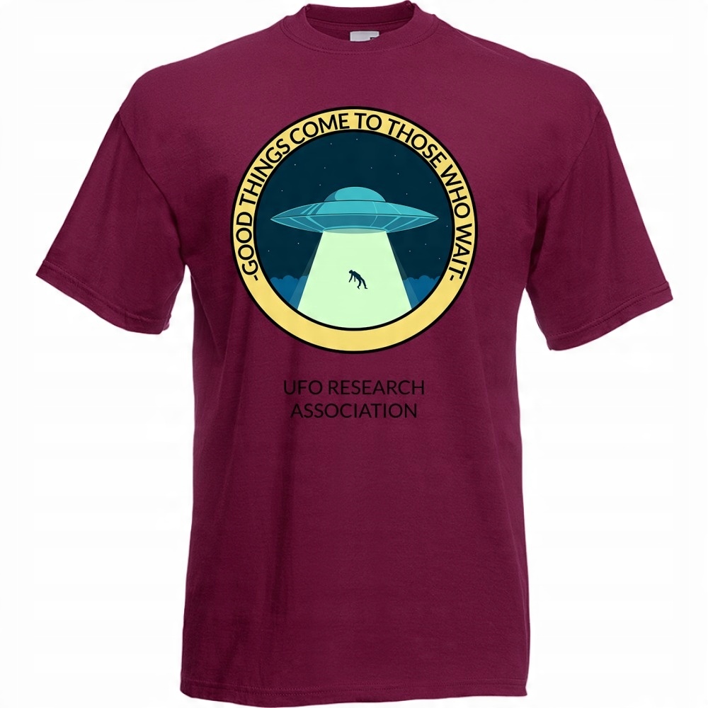 

Koszulka world ufo day kosmici XXL burgund