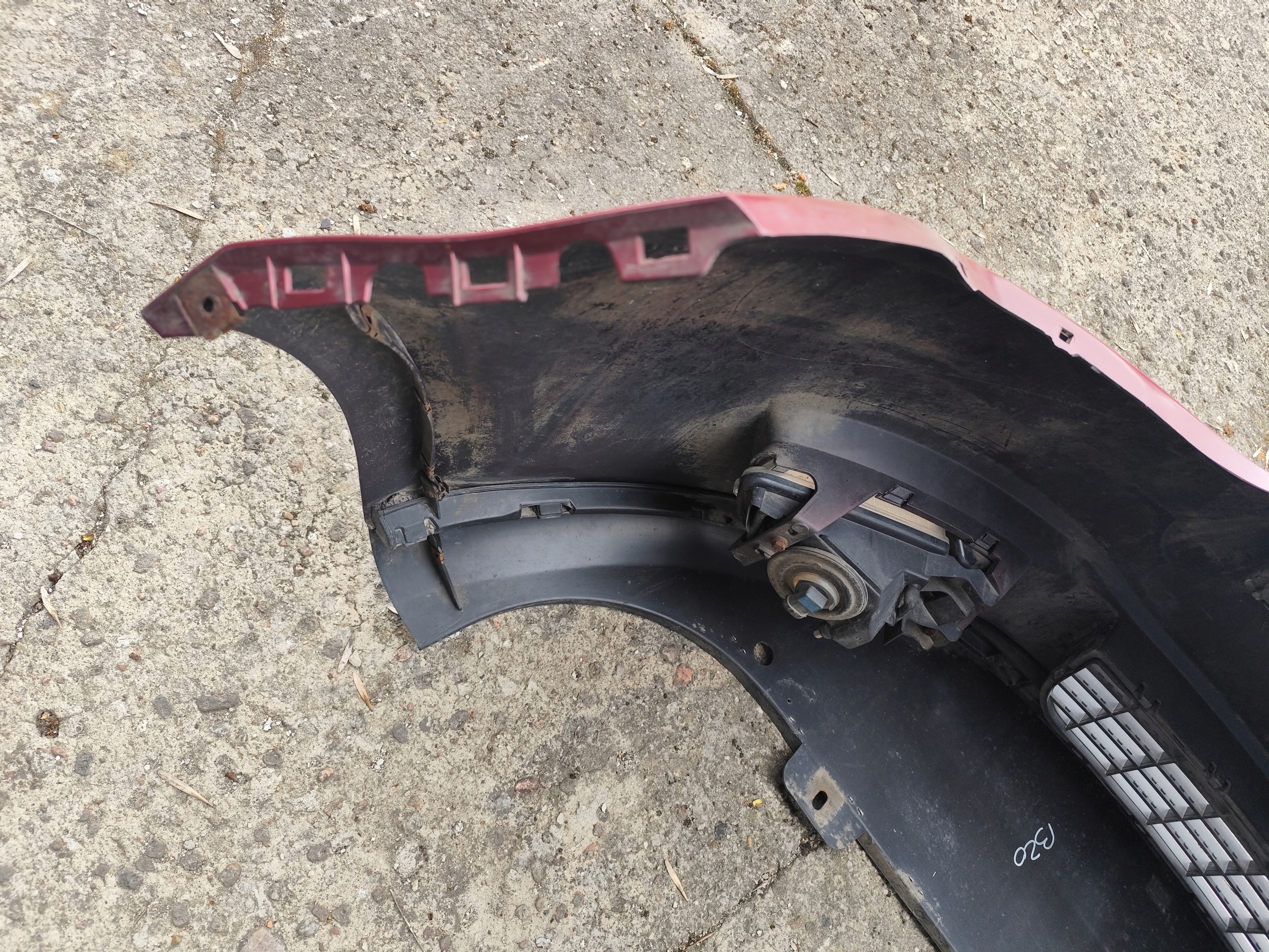 FIAT BRAV0 II 2008 front bumper colour 106B