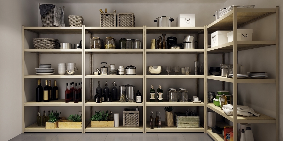 Regał metalowy PIKA dąb 5 półek 180x80x40 Producent Pika