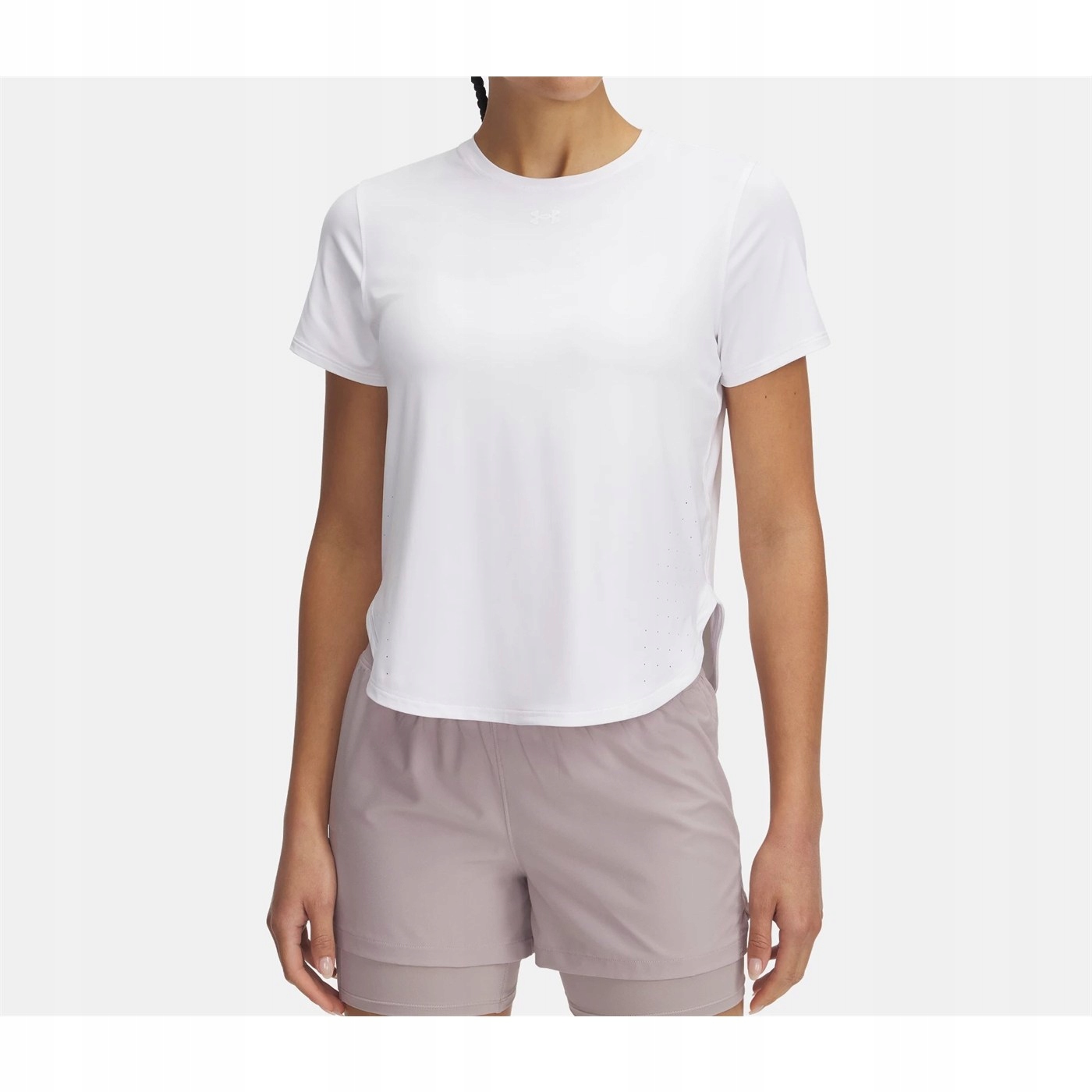 Koszulka Damska Biała Under Armour Launch Elite Szybkoschnąca R S