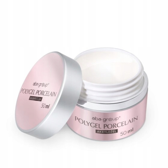 Akrylo-Żel do Paznokci Porcelain PolyGel Kryjący 50 ml Aba Group