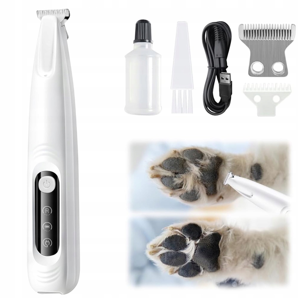 Led Holicí Strojek Pro Zvířata Je Vhodný Na Obličej, Hýždě, Oči, Tlapky 500 mAh