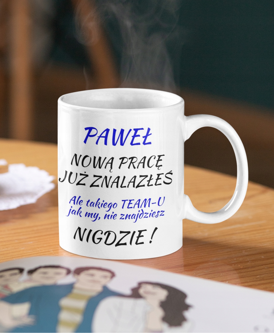 KUBEK PREZENT POŻEGNANIE KOLEGI KOLEŻANKI Z PRACY Pojemność 330 ml