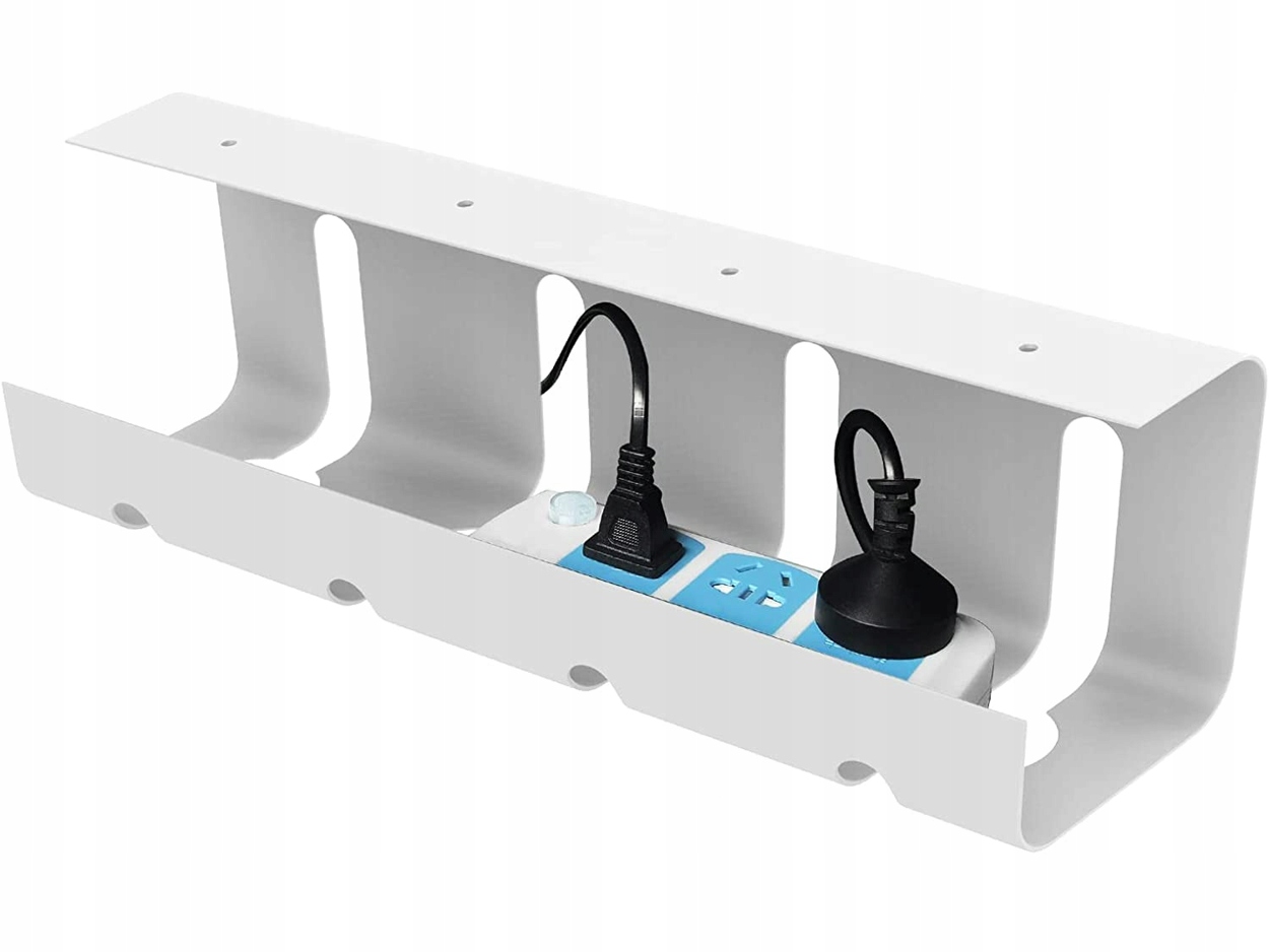 ORGANIZER NA KABLE I PRZEWODY PROWADNICA NA KABLE BIAŁA POZIOMA PROWADNICA