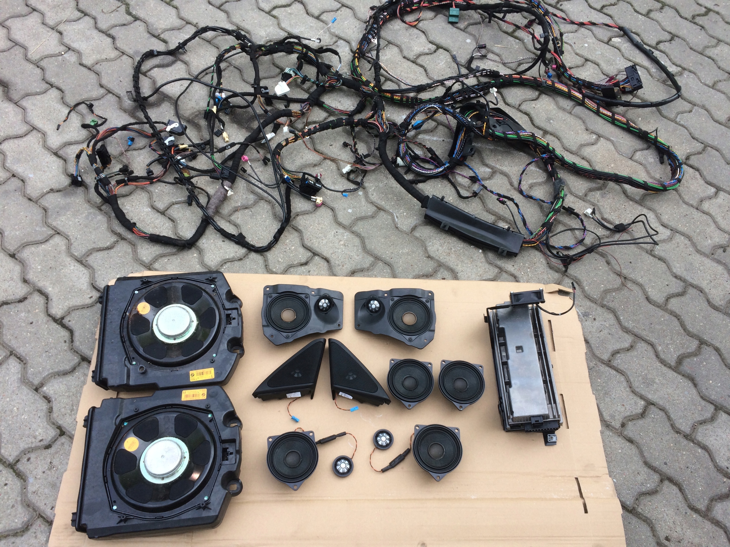 BMW F01 F02 усилитель колонки сабвуфер топ HiFi