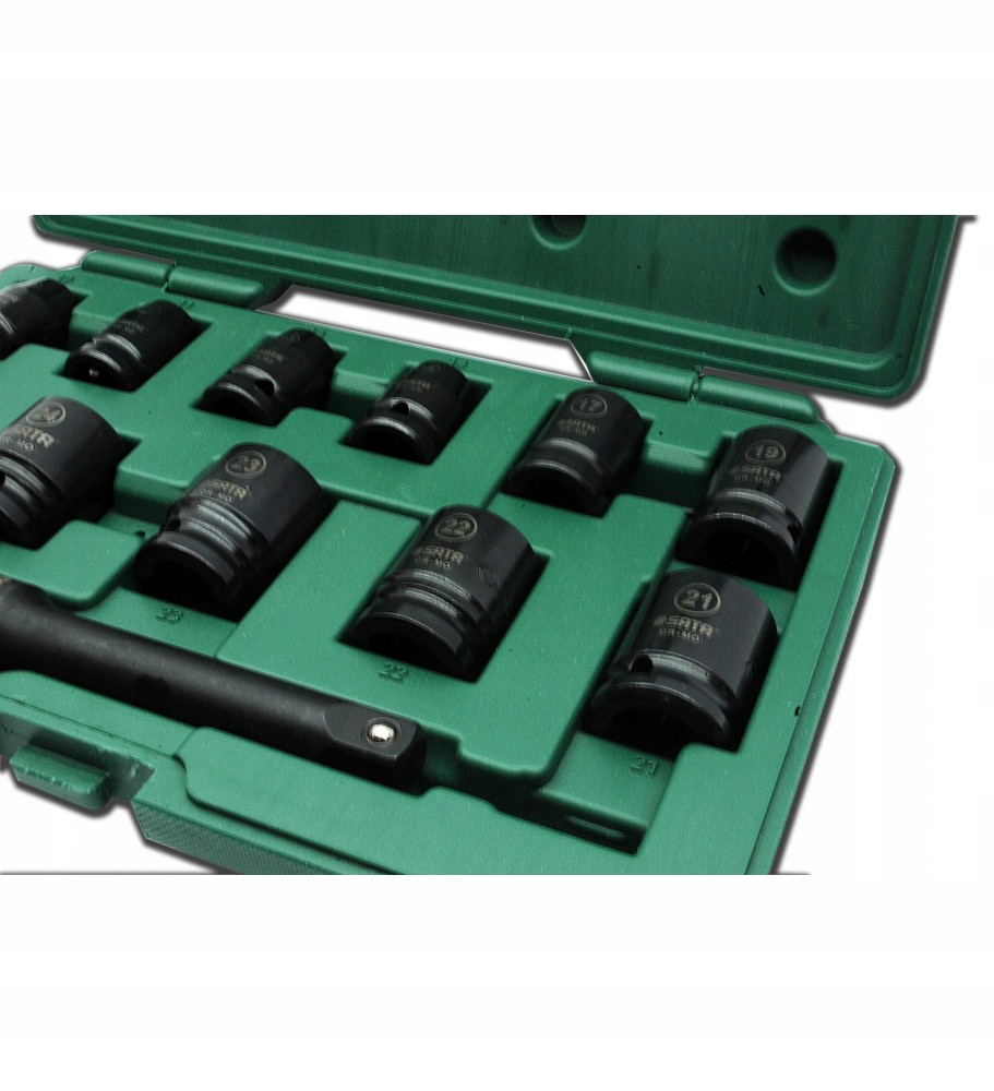 ZESTAW NASADEK UDAROWYCH 1/2" 12 el. SATA 09009 / ST09009SJ Kod producenta 09009