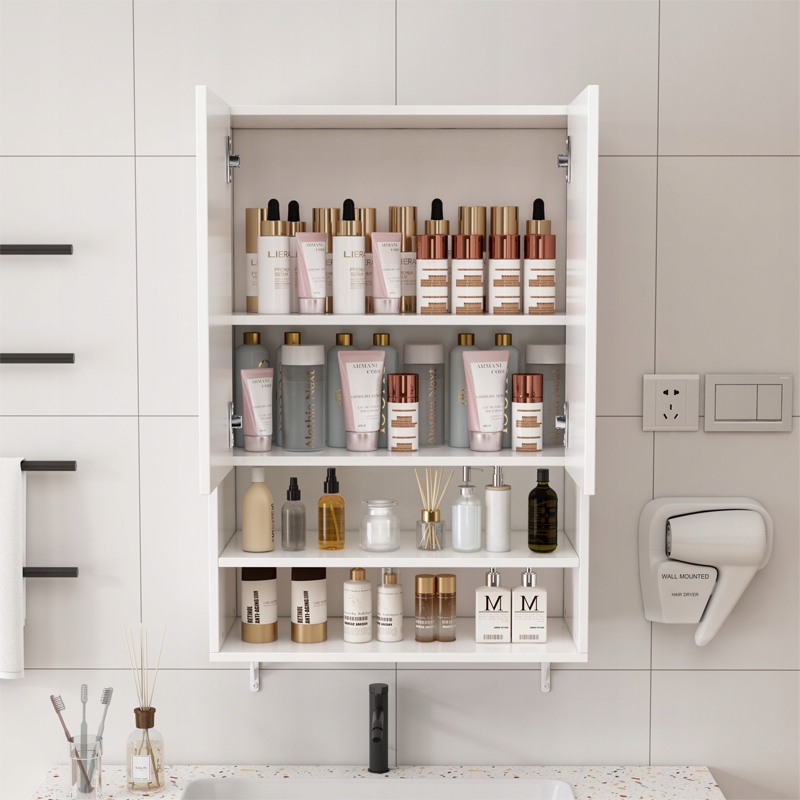 SZAFKA ŁAZIENKOWA WISZĄCA ŚCIENNA NAD PRALKĘ POJEMNE PÓŁKI REGAŁ LOFT 64 CM Marka inna