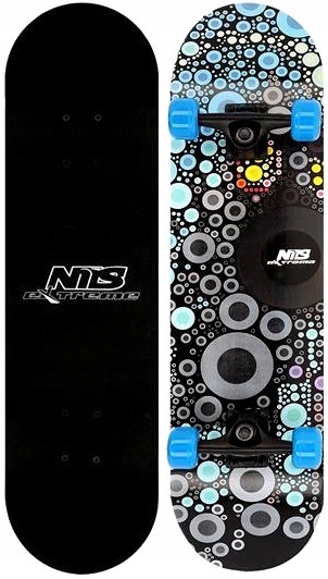 Klasická dřevěná skateboardová deska 9 vrstev 78x20 CM ABEC-7 Pu kola