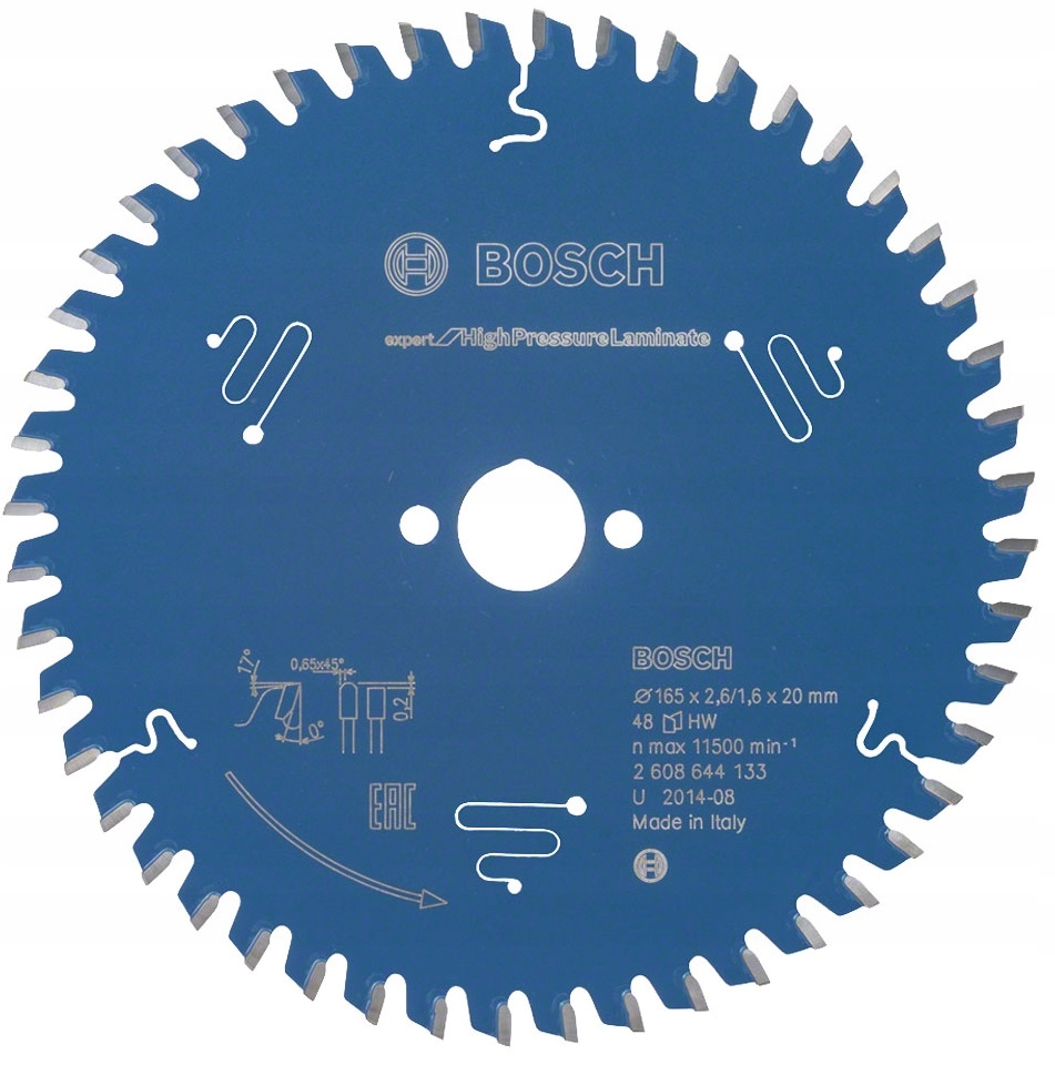 

Bosch Piła Do Cięcia Płyt Hpl Trespa 165x20 48z
