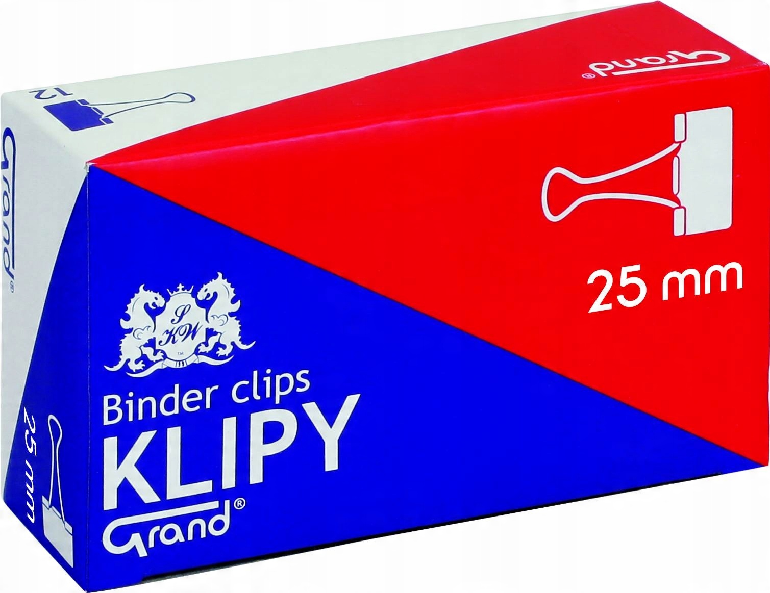 

Klip Biurowy 25MM (1") Grand 12 Sztuk