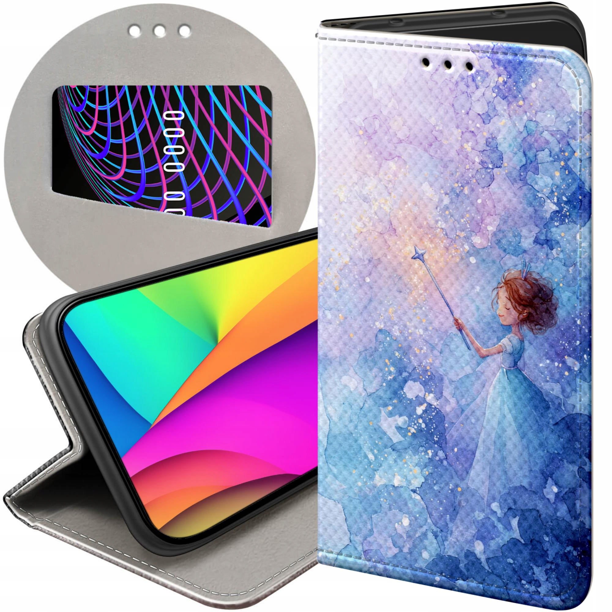Etui Z Klapką Do Motorola Moto G14 Księżniczka Queen Princess Futerał