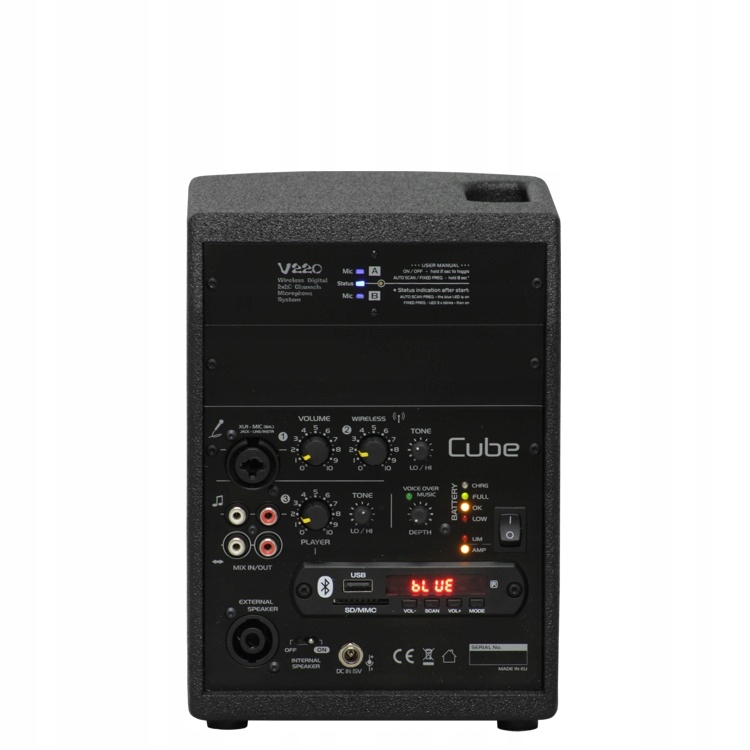 LDM Cub Light/v220 +1mic H20 KOLUMNA AKTYWNA 12V MP3 Kod producenta Cube Light/v220