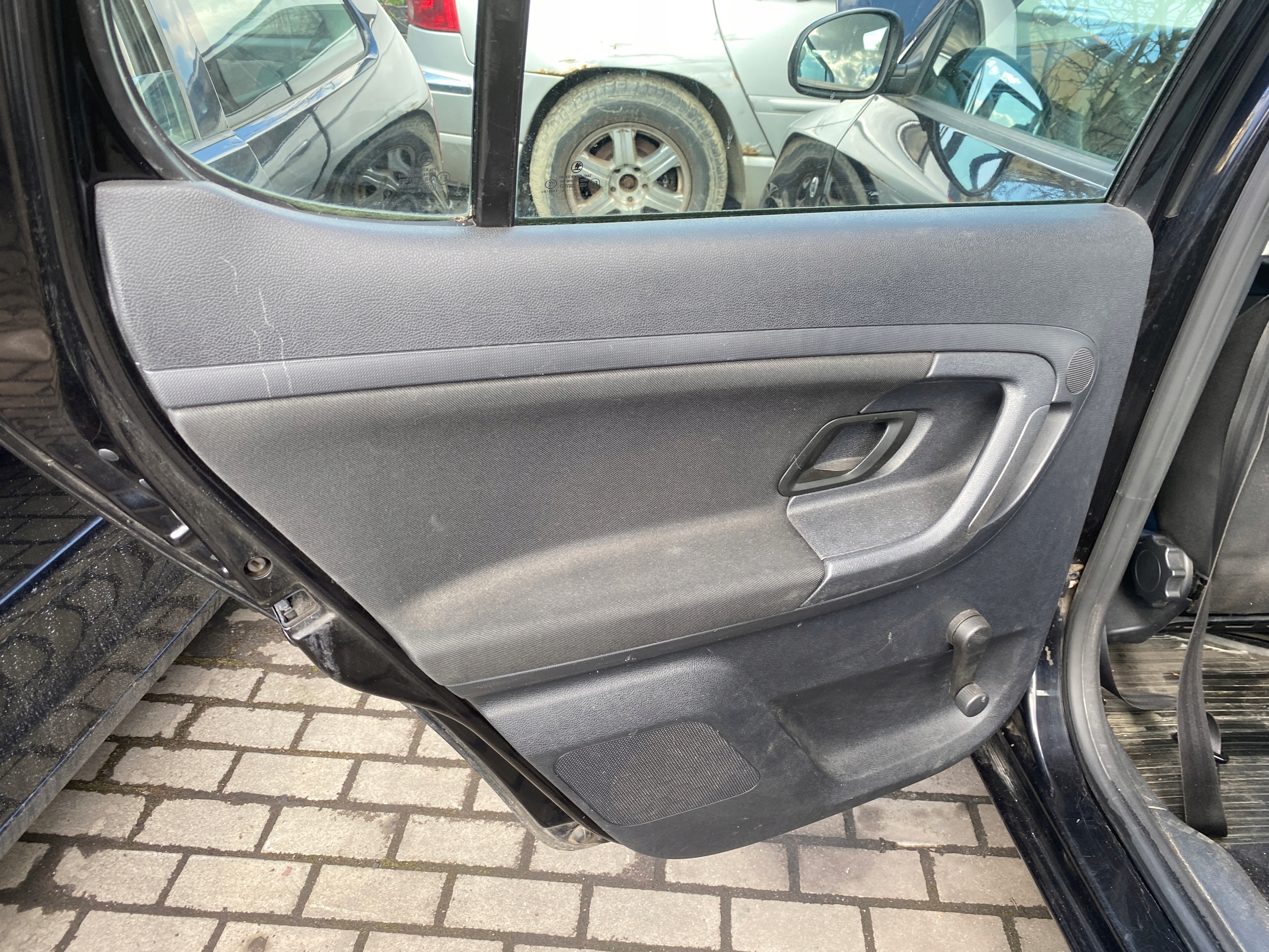 upholstery left side side left rear rear part Skoda Fabia II 2 FL 10-14