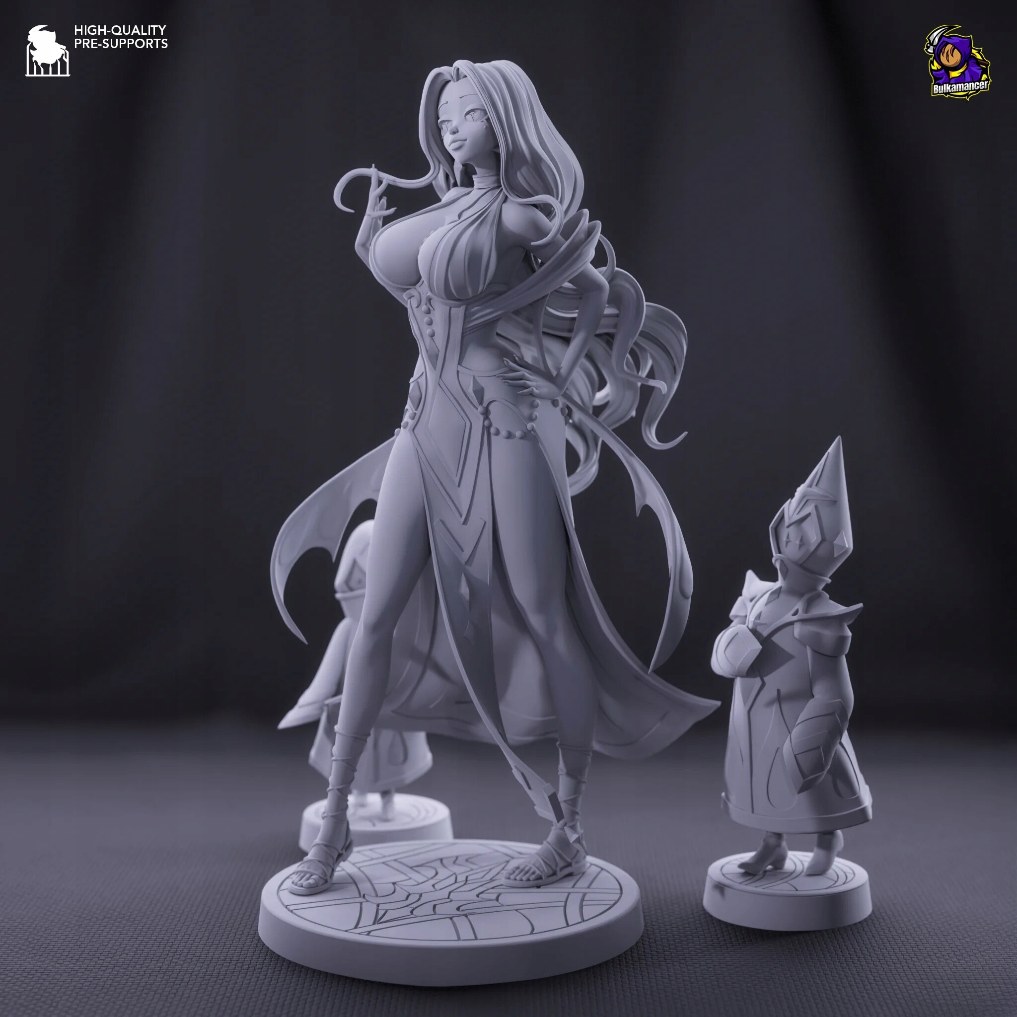 Figurka Boobamancer Bulkamancer Sulpts 3D tisk 12K