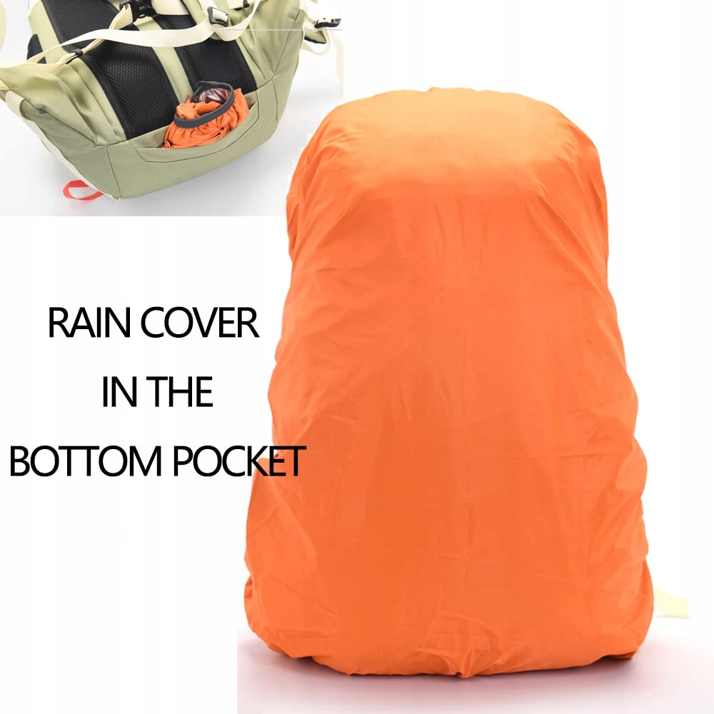 BSEASH Plecak 40L Wodoodporny Lekki Na Wędrówki i Sporty Outdoor — miniatura 4