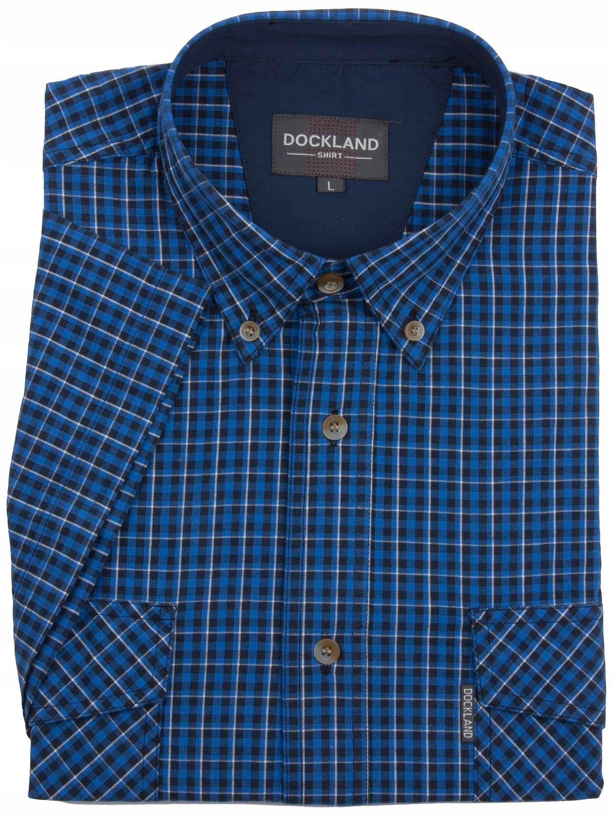 

koszula w kratkę Dockland kr 100%baw L/42_kl_118