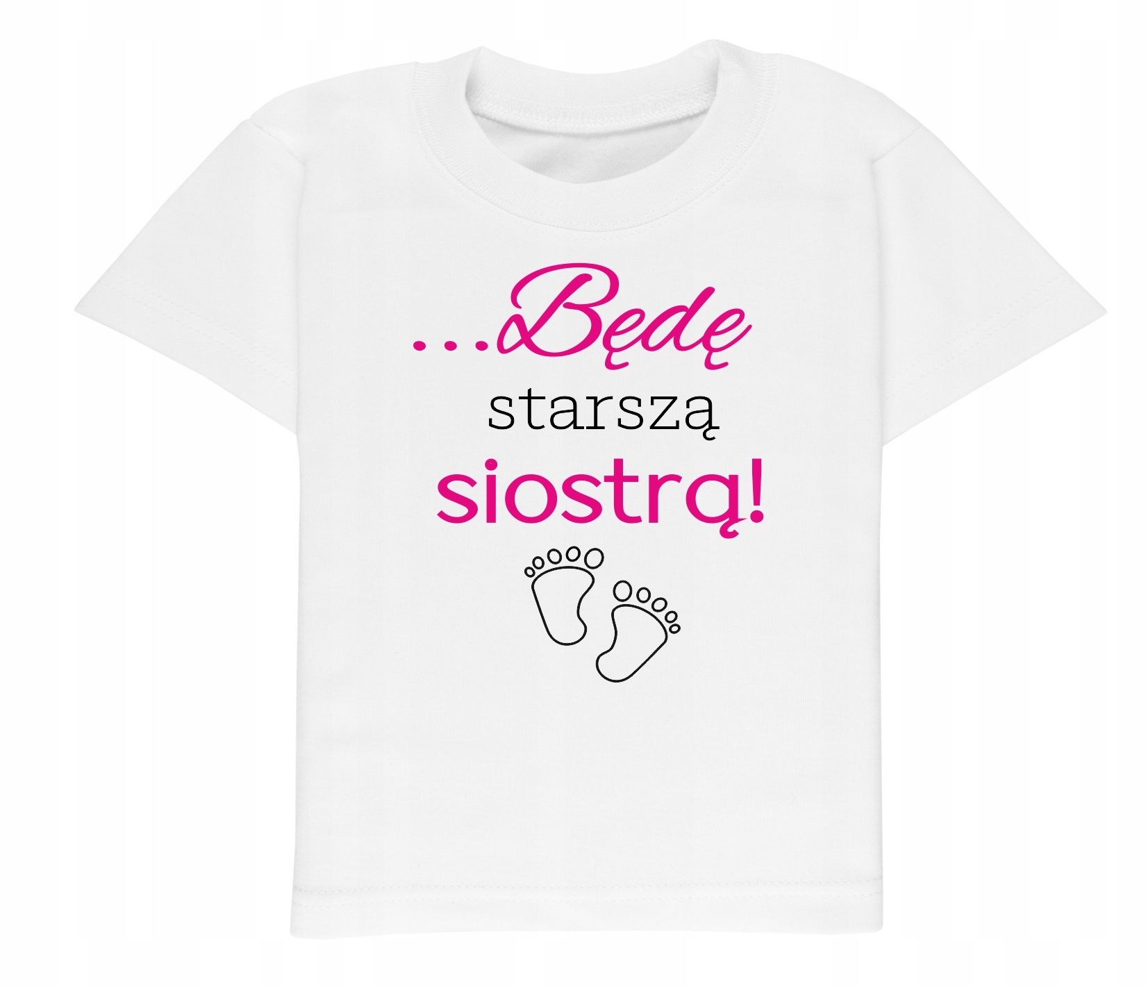 

Koszulka t-shirt z nadrukiem Będę starszą siostrą