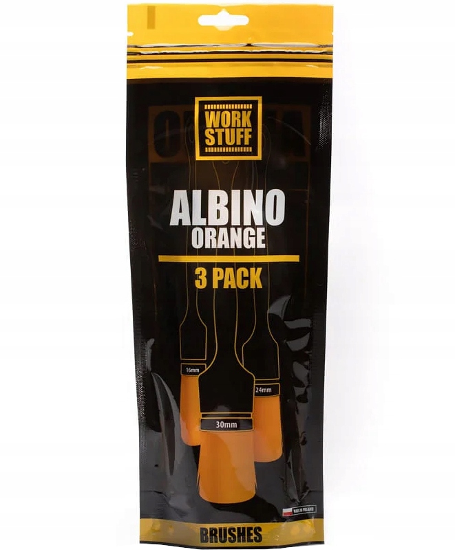 

Work Stuff Albino Orange 3-pak Zestaw pędzelków