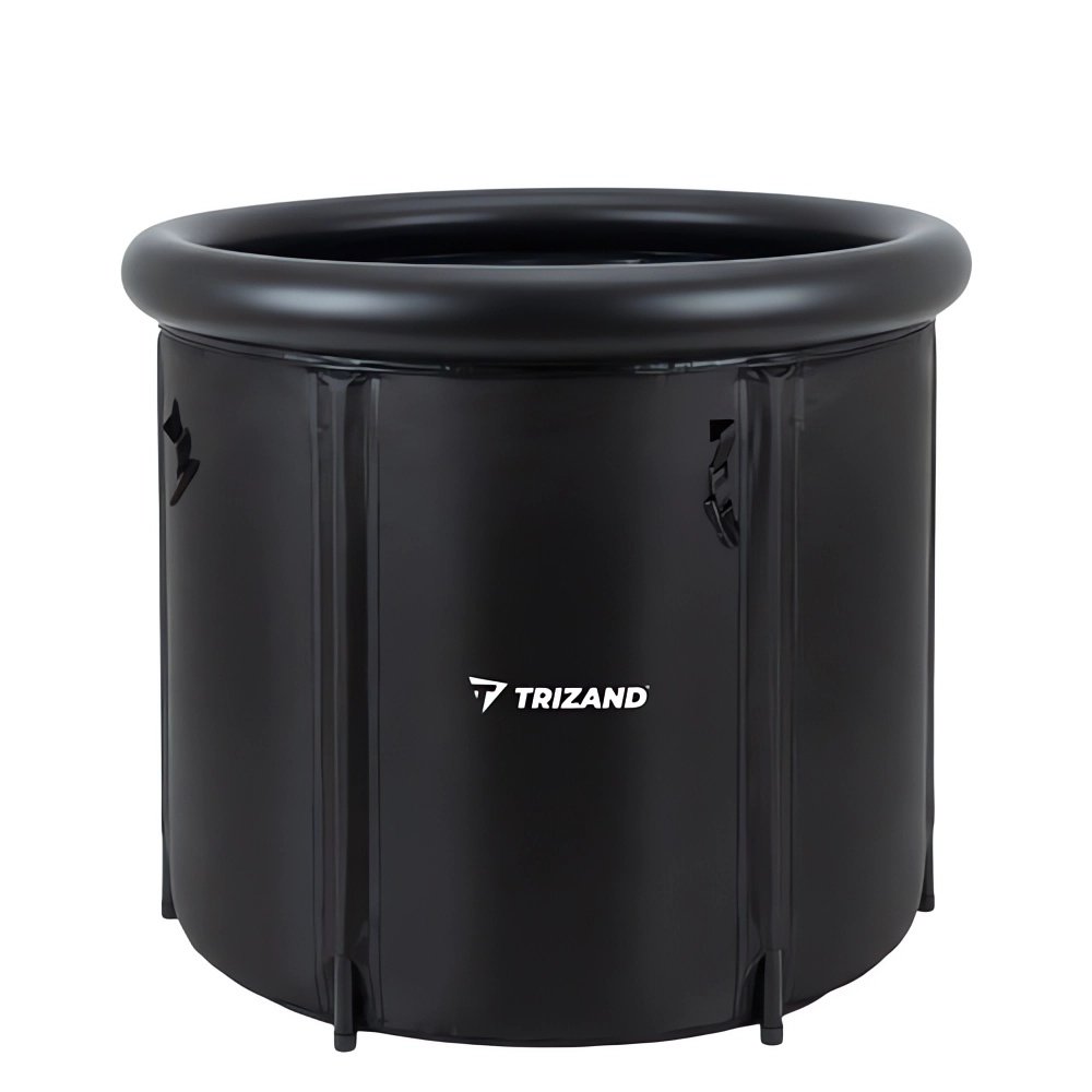 Trizand 26799 Skládací přenosná otužovací káď, 320 l, černá