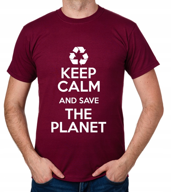 

koszulka Keep Calm And Save The Planet prezent