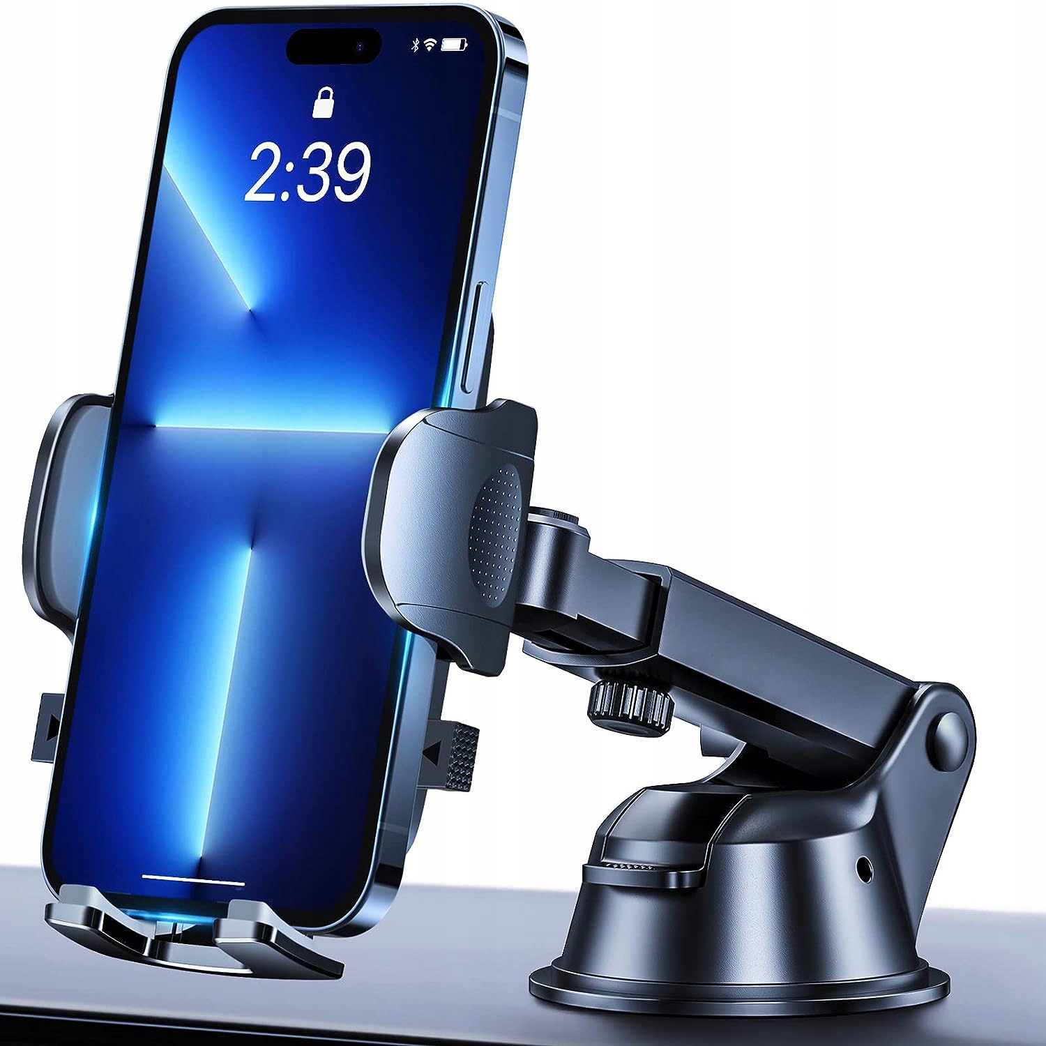 UCHWYT SAMOCHODOWY NA TELEFON SZYBĘ KOKPIT REGULACJA DŁUGOŚĆ OBROTOWY