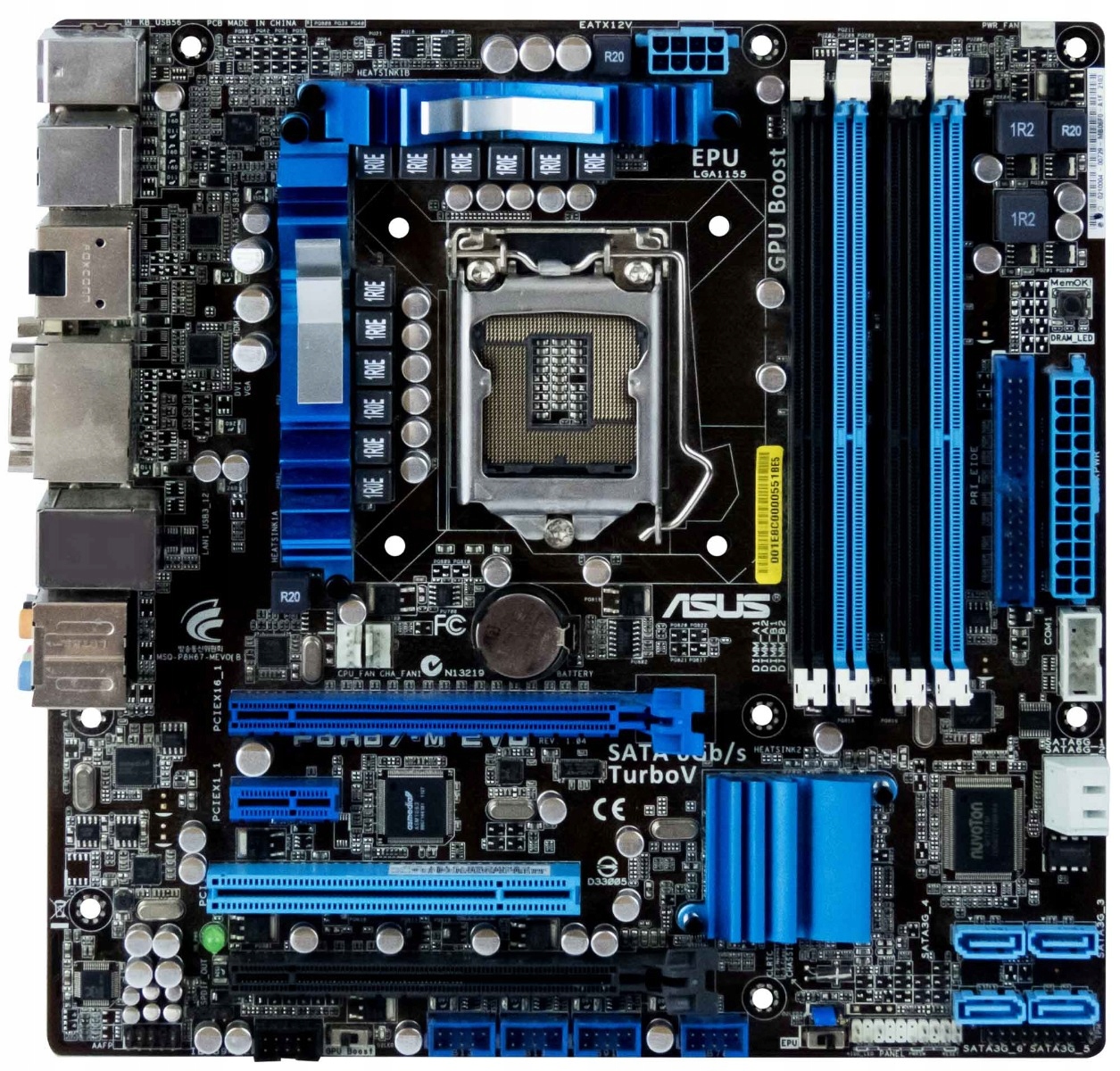 Asus P8H67-M Evo LGA1155 DDR3 mATX