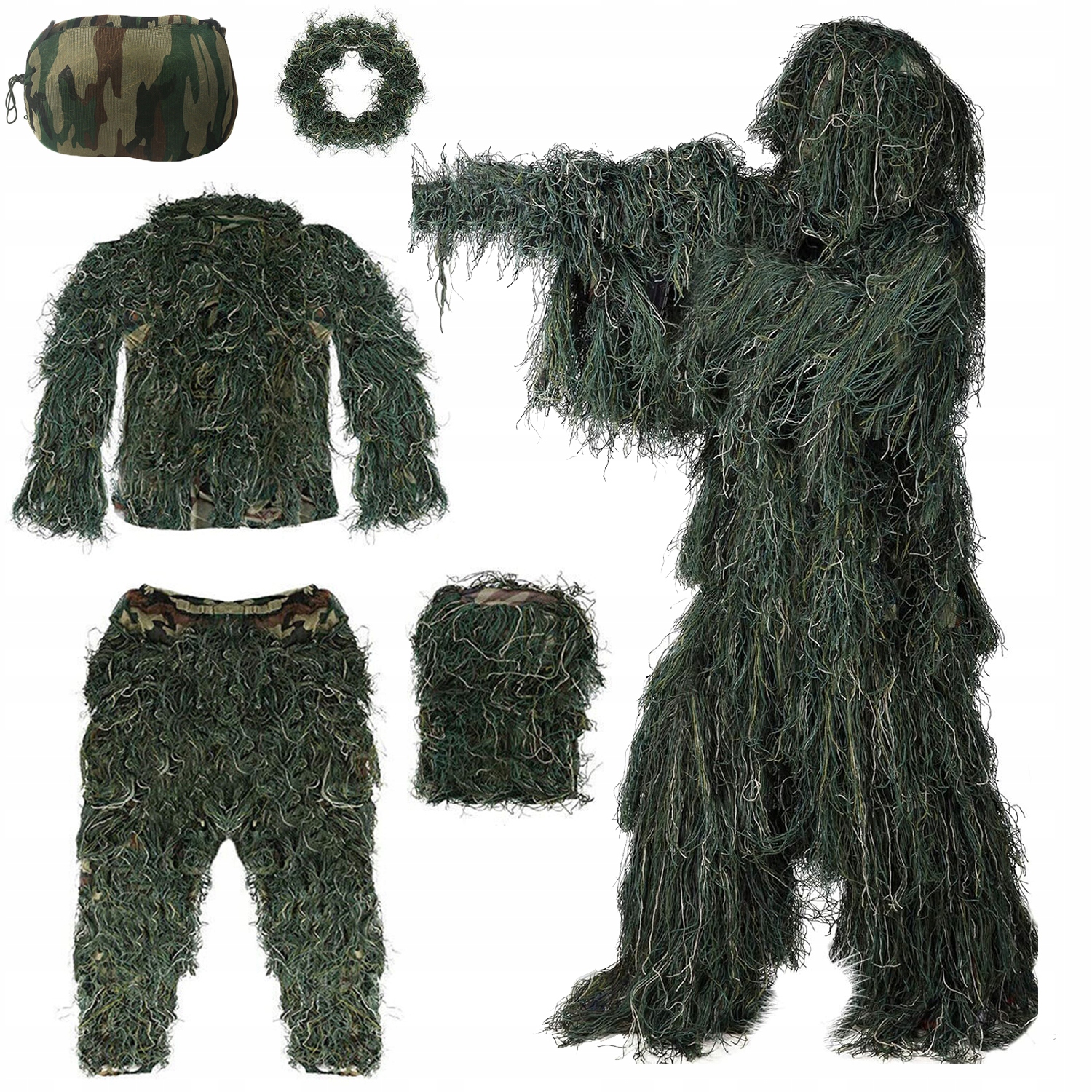 Kombinéza Ghillie Sniper Jungle Adventure 160-180 CM