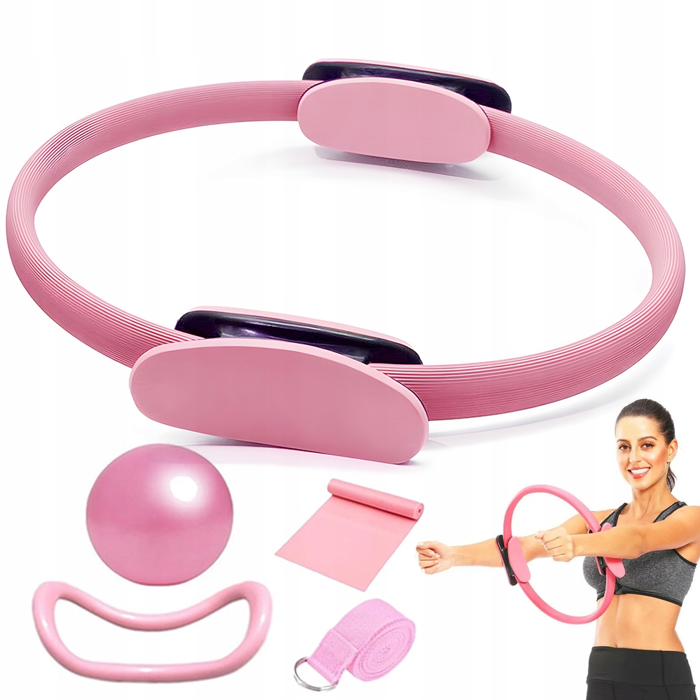 Obręcz Do Jogi Pilates Ćwiczeń Fizyo Pierścień Ring Kółko Fitness Koło 38CM