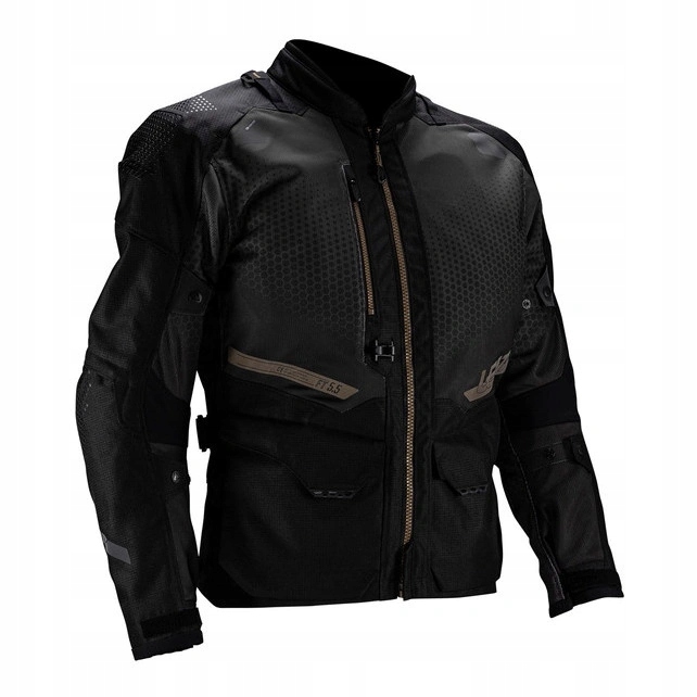 Textilná motocyklová bunda Leatt Adv Flowtour 5.5 Stealth čierna Darčeky