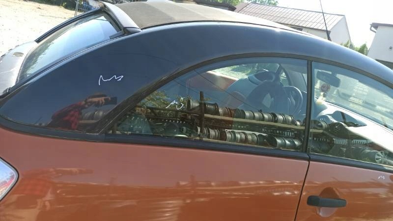 C3 pluriel 03 szyba prawa tyl