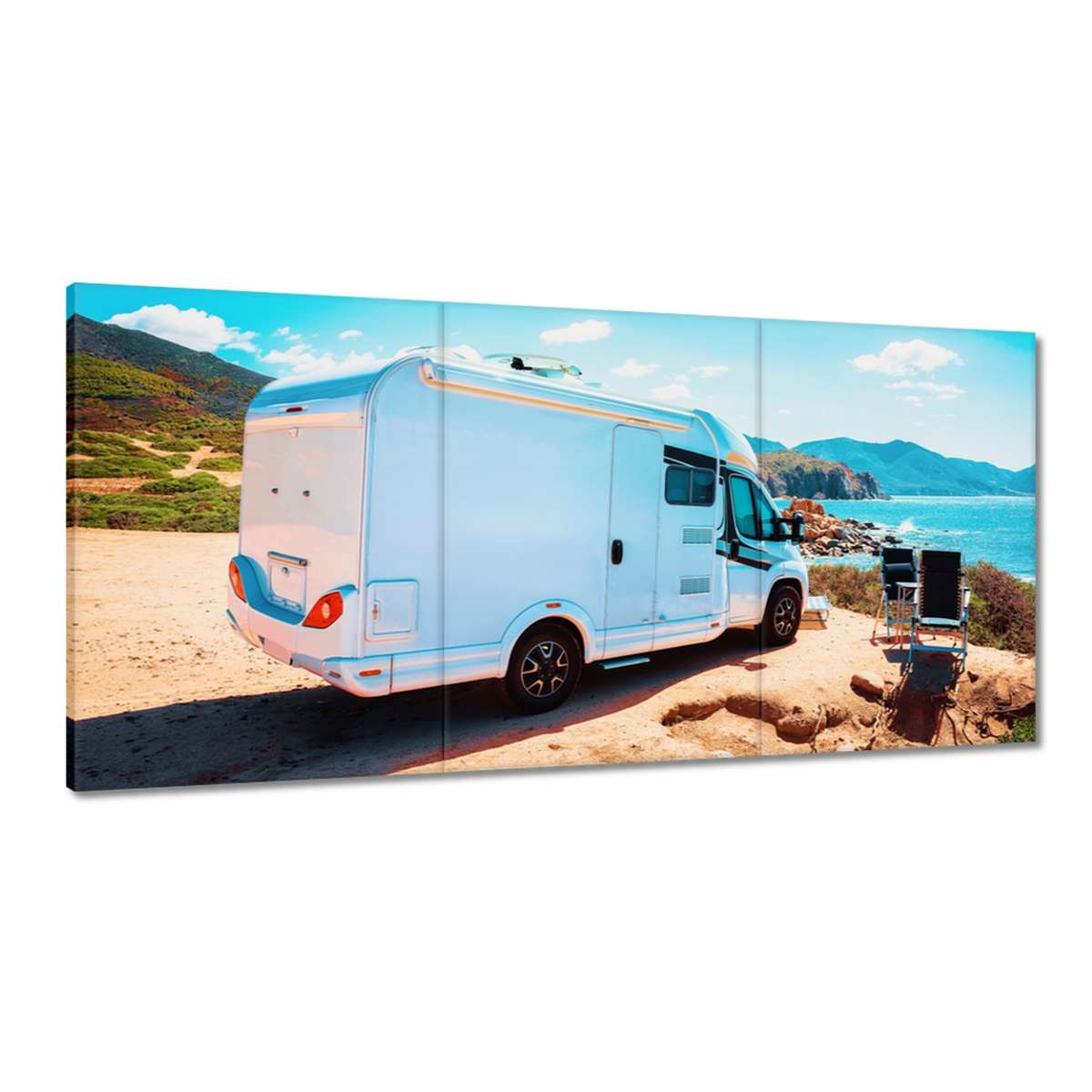 Obrazy 180x90 Výlet karavanom Taliansko