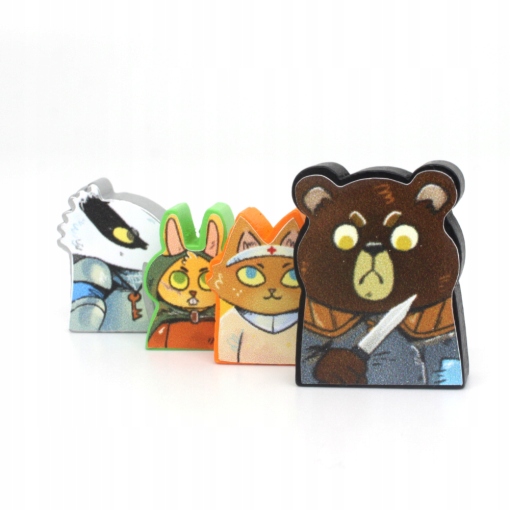 Meeple Stickers: zestaw naklejek do Root: Maruderzy Producent inny
